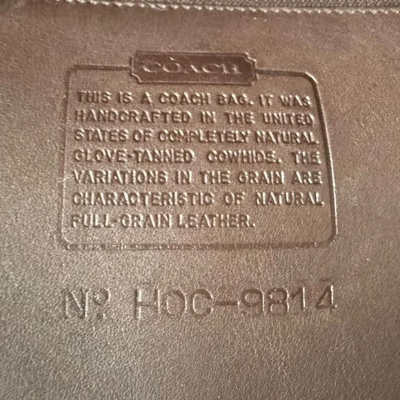 Coach Dark Brown Leather Crossbody Bag - Picture 8 of 15